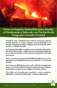 Cómo sobrevivir a un incendio forestal?